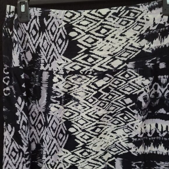 Notations Petite Womens Skirt Multicolor Size PXL 100% Rayon A-Line - Picture 12 of 12